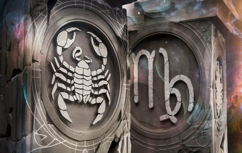 Skorpionas ir Ožiaragis – zodiako ženklai, turintys senovės pasaulių išmintį