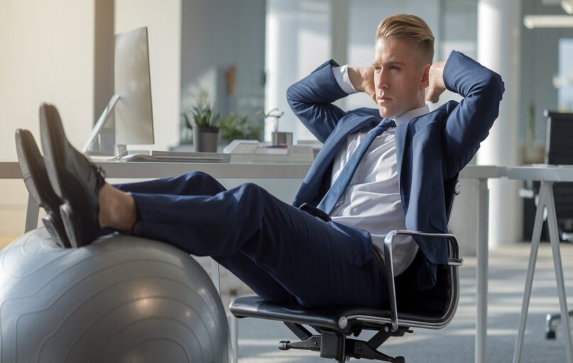 Pratimai biure: efektyvūs pratybų kompleksai darbo vietoje