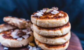 brown cookies on white ceramic plate