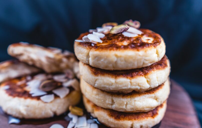 brown cookies on white ceramic plate