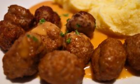 fried meat on white ceramic plate