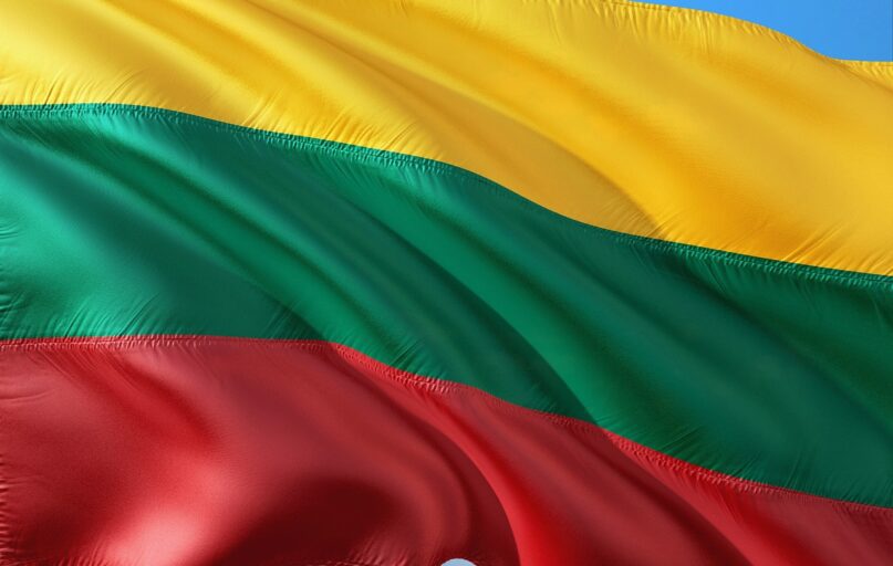 banner, flag, lithuania, europe