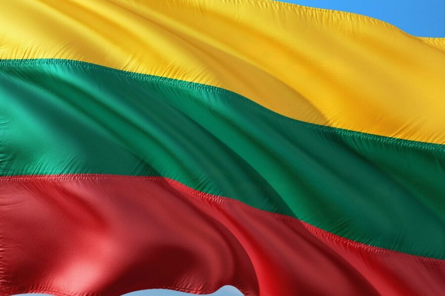 banner, flag, lithuania, europe