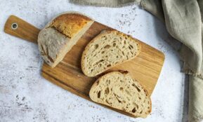 brown bread on brown wooden chopping board