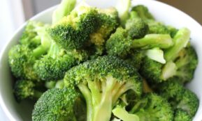 green broccoli on white ceramic plate