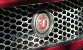 red FIAT vehicle