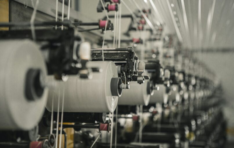 a row of machines that are next to each other