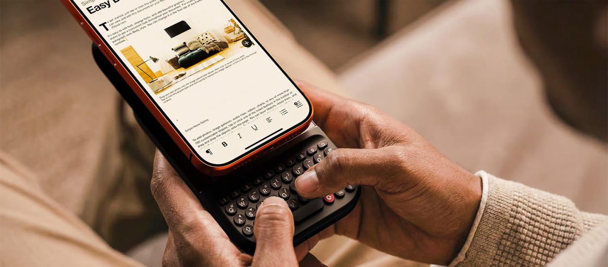 Svajonių aksesuaras telefonui: pristatė priedą, kuris gali pakeisti klaviatūros ekraną