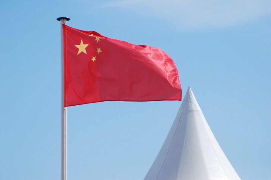 Kinijos vėliava. Openverse nuotr.