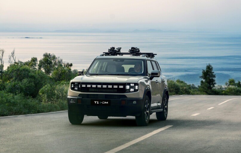 Explore scenic routes with this modern, eco-friendly SUV perfect for coastal adventures.