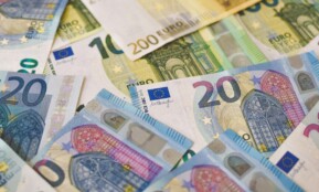 High-quality image of various Euro banknotes showcasing Europe’s currency in detail.
