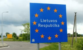 Lietuvos Respublika signage
