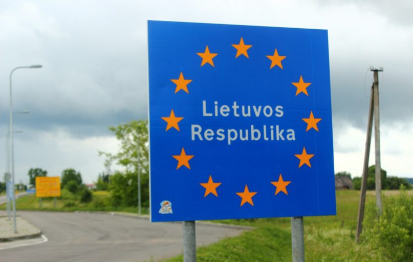 Lietuvos Respublika signage