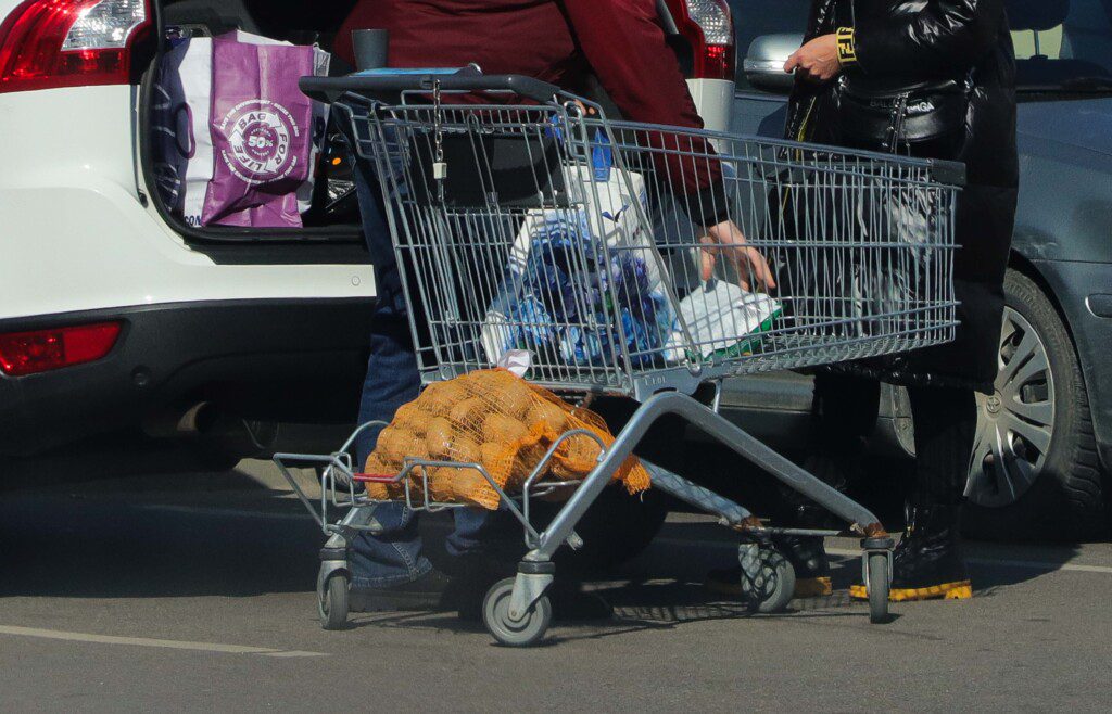 Pirkėjai prekybos centre „LIDL“. Dainiaus Labučio (ELTA) nuotr.