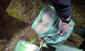 Kontrabandinės cigaretės. VSAT nuotr.