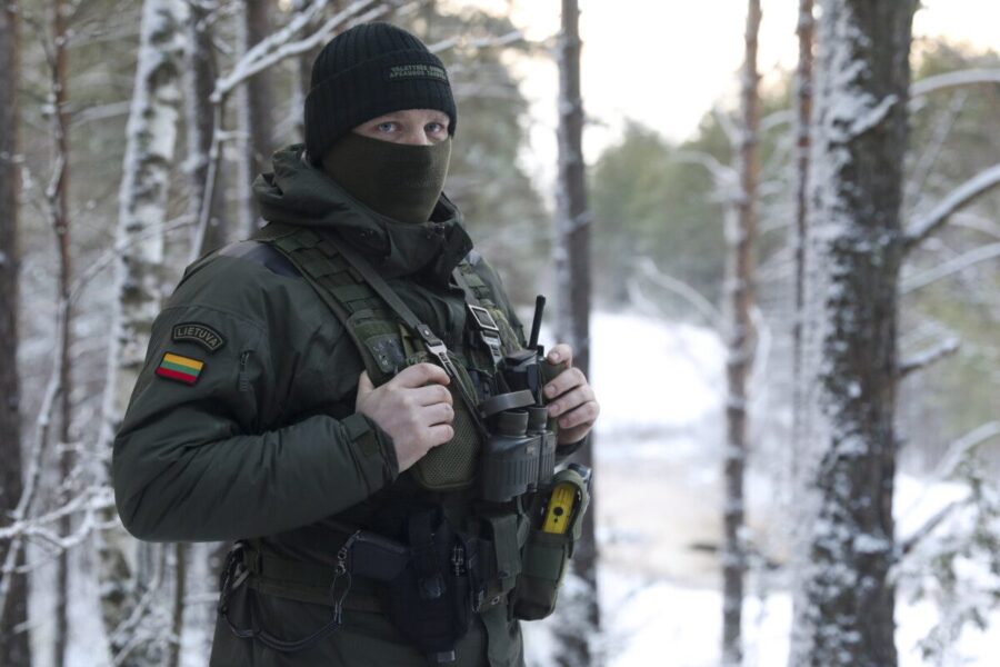 Pasienis su Baltarusija. Mariaus Morkevičiaus (ELTA) nuotr.