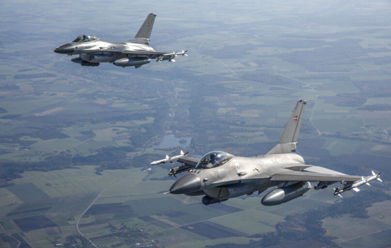 NATO naikintuvai. Lietuvos kariuomenės nuotr.