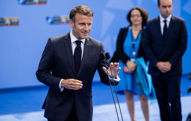 Emmanuelis Macronas. ELTA / Julius Kalinskas nuotr.