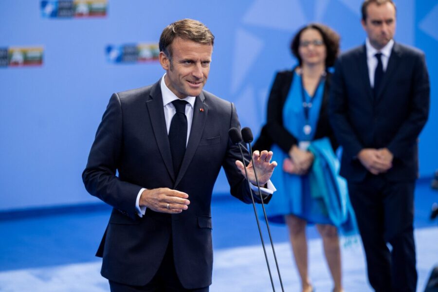 Emmanuelis Macronas. ELTA / Julius Kalinskas nuotr.