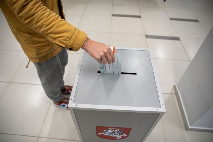 Balsavimas. ELTA / Orestas Gurevičius