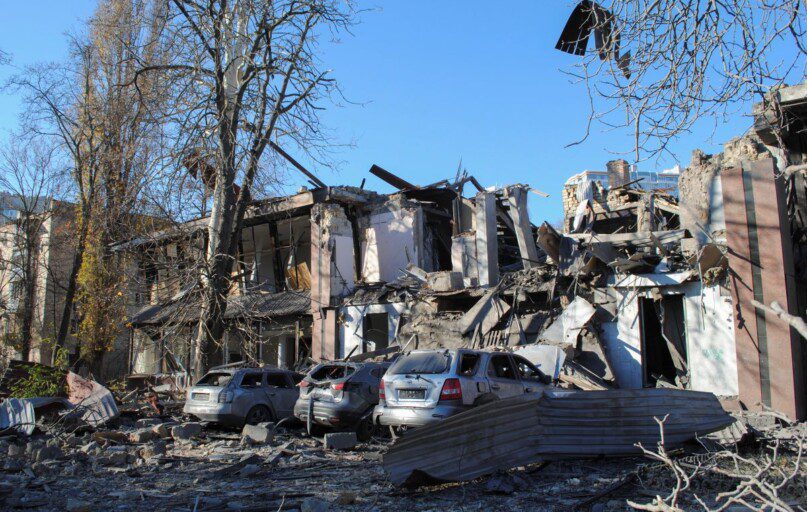 Masinė Rusijos ataka. EPA-ELTA nuotr.