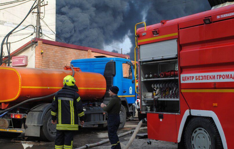 Rusija balistine raketa smogė Odesos uostui. EPA-ELTA nuotr.