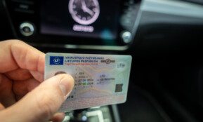 Vairuotojo pažymėjimas. ELTA / Julius Kalinskas nuotr.