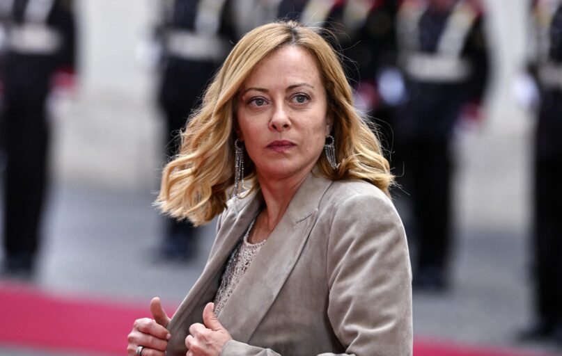 Giorgia Meloni. EPA-ELTA nuotr.