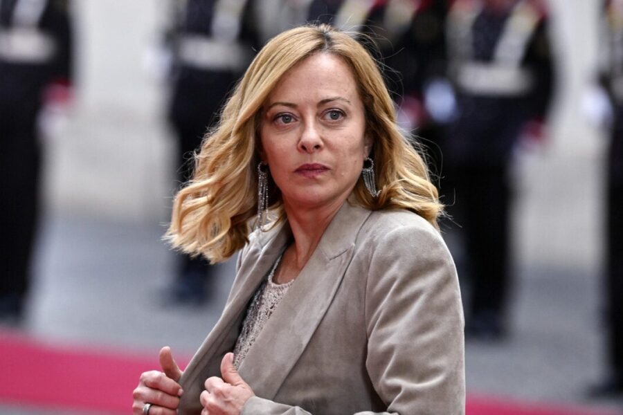 Giorgia Meloni. EPA-ELTA nuotr.
