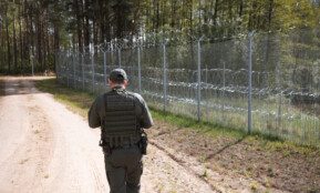 Kapčiamiesčio pasienio užkarda. ELTA / Andrius Ufartas