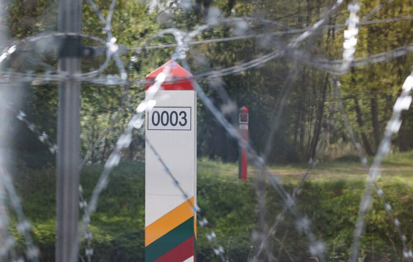 Kapčiamiesčio pasienio užkarda. ELTA / Andrius Ufartas nuotr.