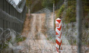 Kapčiamiesčio pasienio užkarda. ELTA / Andrius Ufartas