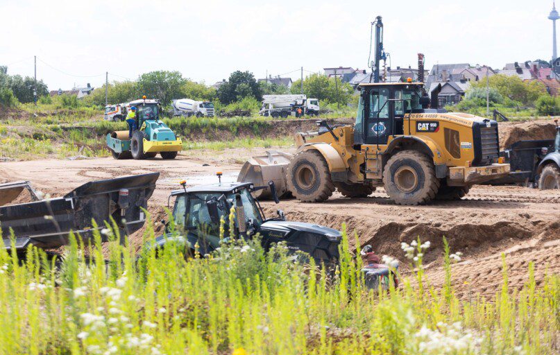 Nacionalinio stadiono statybos. ELTA / Dainius Labutis nuotr.