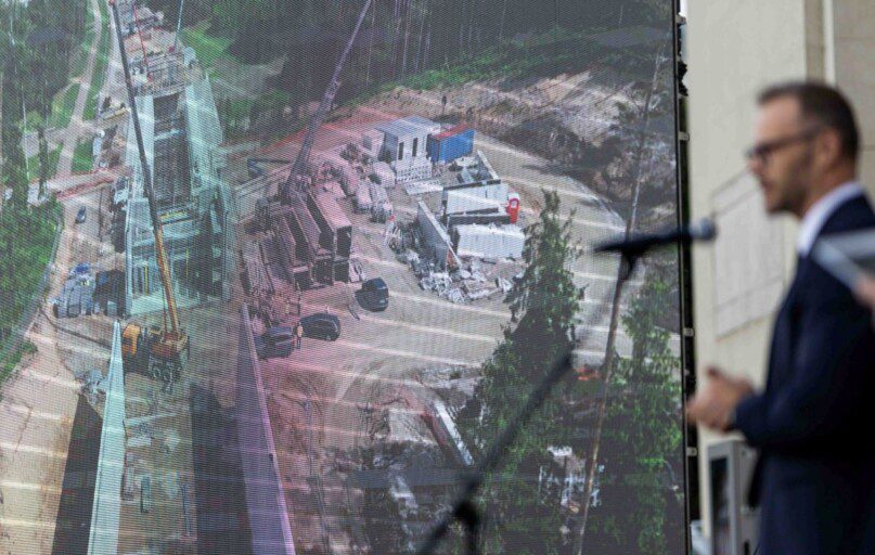 „Rail Baltica“ projektavimo iki Lenkijos sutarties pasirašymas. ELTA / Žygimantas Gedvila