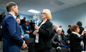 Antanas Kandrotas-Celofanas, Rūta Janutienė. ELTA / Žygimantas Gedvila nuotr.