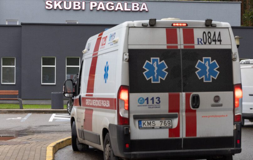 RVUL Skubios pagalbos skyrius. ELTA / Julius Kalinskas nuotr.