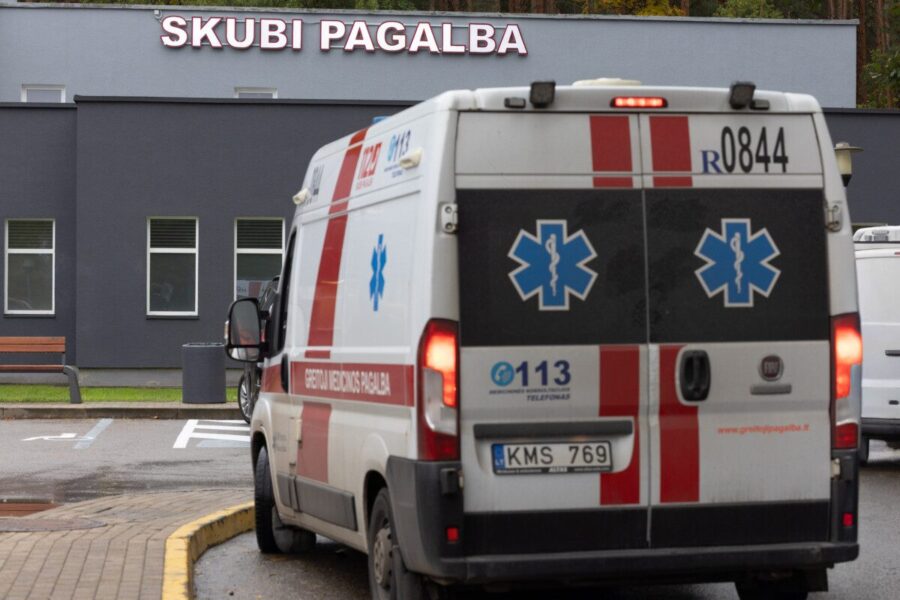 RVUL Skubios pagalbos skyrius. ELTA / Julius Kalinskas nuotr.