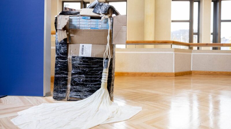 Pasienyje naudojama neįprasta schema: VSAT prakalbo apie perimtus balionus su cigaretėmis