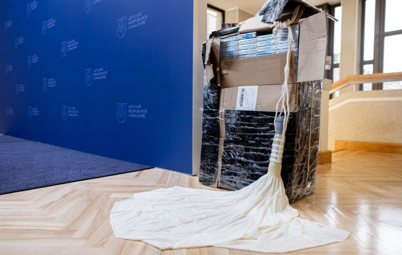 Meteorologiniais balionais gabenta kontrabanda. ELTA / Žygimantas Gedvila