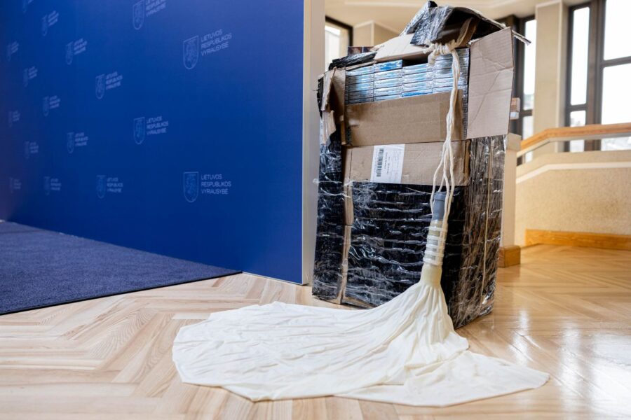 Meteorologiniais balionais gabenta kontrabanda. ELTA / Žygimantas Gedvila