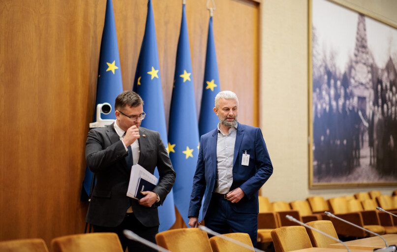 Laurynas Kasčiūnas, Šarūnas Černiauskas. ELTA / Josvydas Elinskas nuotr.