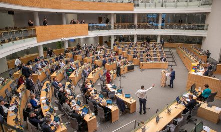 Seimas svarsto pataisas dėl LRT. ELTA / Orestas Gurevičius nuotr.