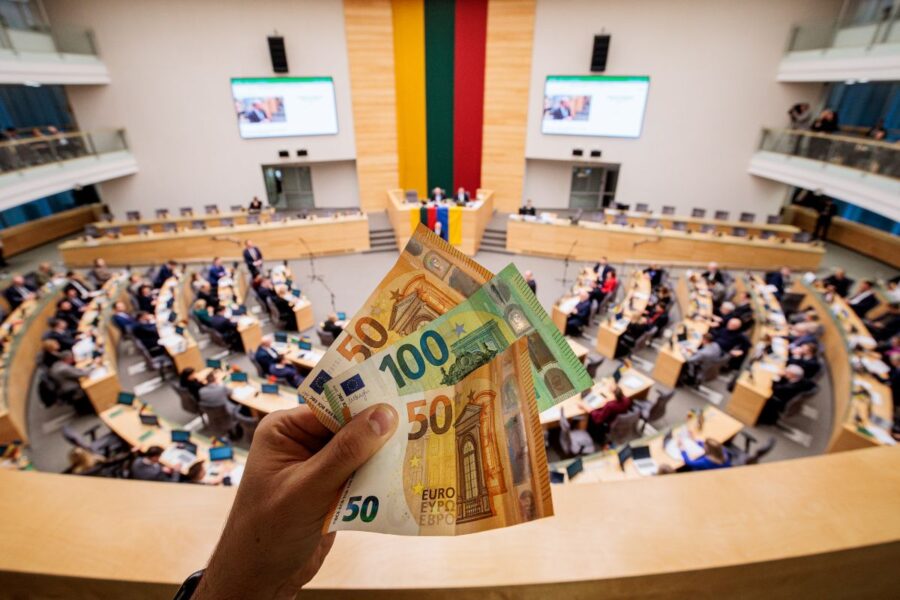 Lietuvos valstybės biudžetas. ELTA / Josvydas Elinskas