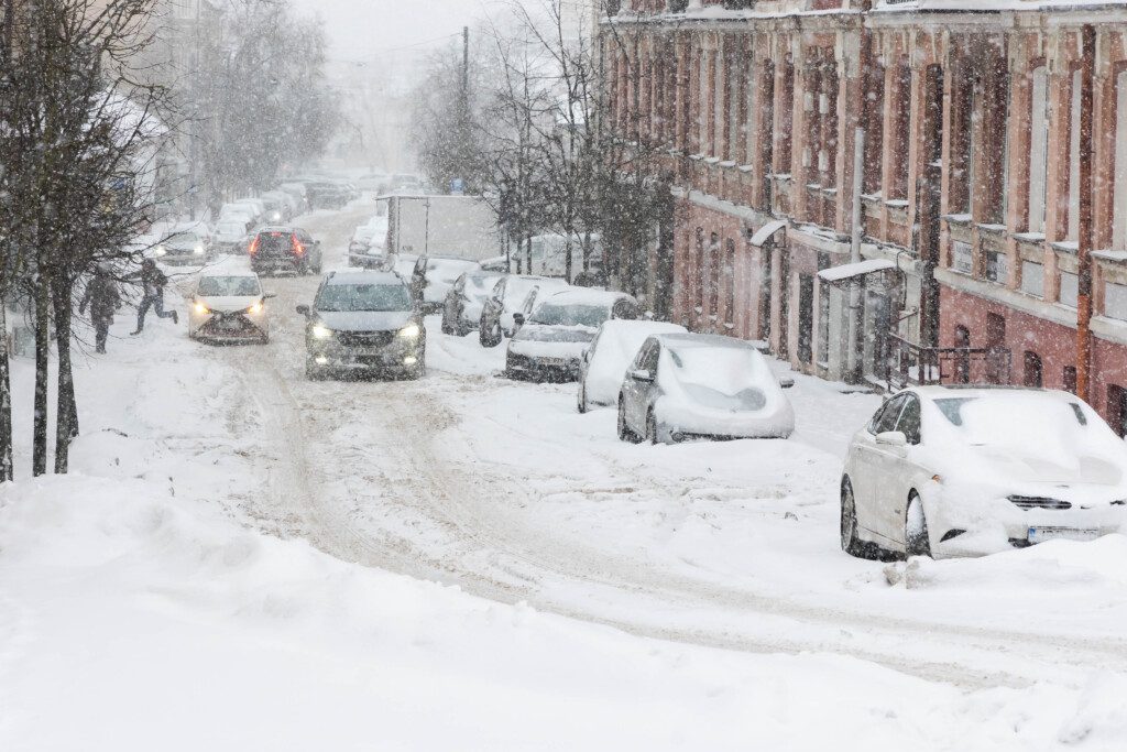 Sniegas Vilniuje. ELTA / Dainius Labutis nuotr.