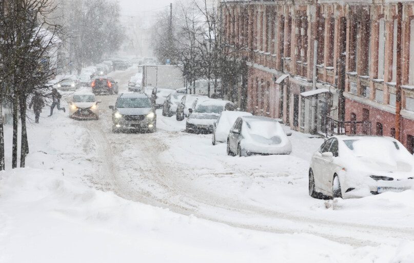 Sniegas Vilniuje. ELTA / Dainius Labutis nuotr.