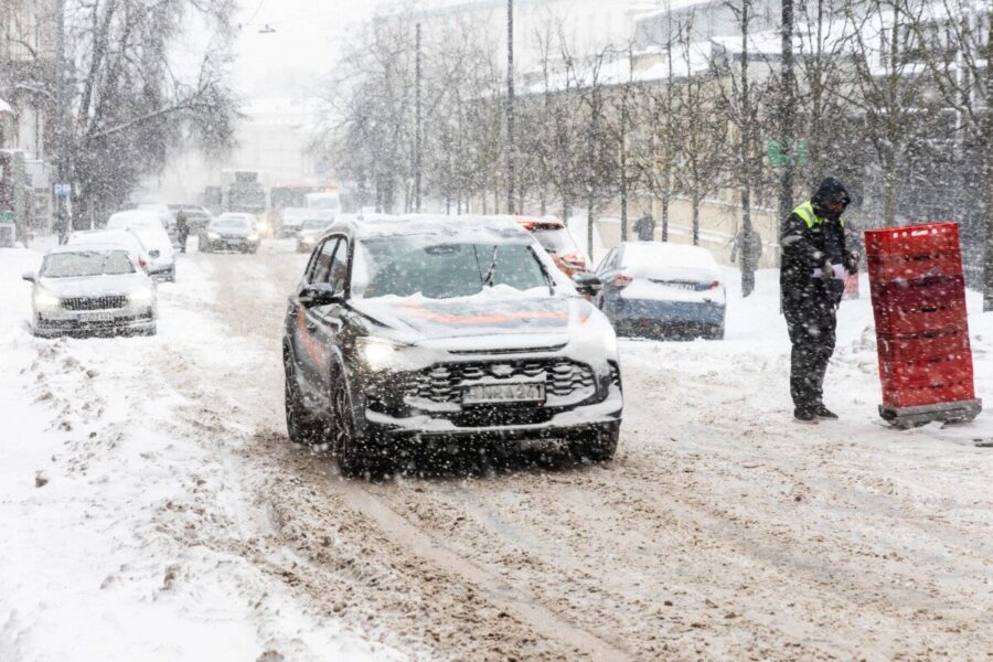 Sniegas Vilniuje. ELTA / Dainius Labutis nuotr.