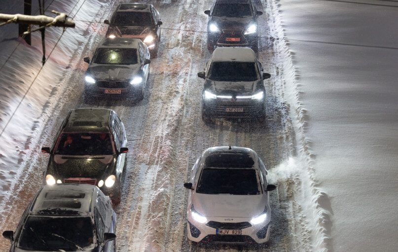 Sniegas Vilniuje. ELTA / Andrius Ufartas nuotr.