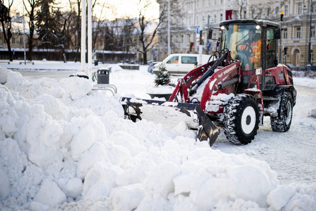 Sniego valymas. ELTA / Žygimantas Gedvila nuotr.