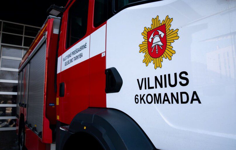 Priešgaisrinės apsaugos ir gelbėjimo departamentas. ELTA / Gabrielius Vaišvila