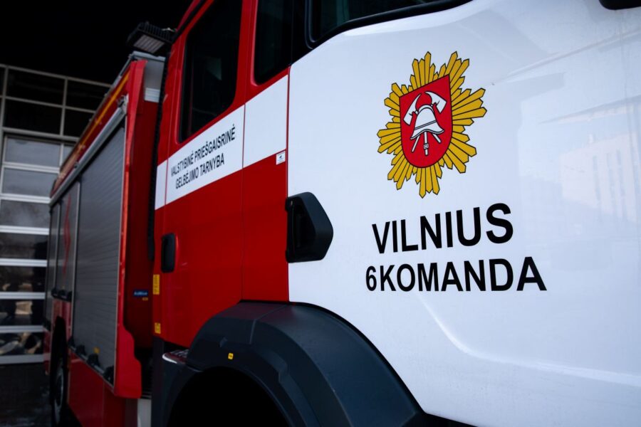Priešgaisrinės apsaugos ir gelbėjimo departamentas. ELTA / Gabrielius Vaišvila